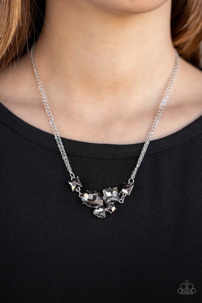 Constellation Collection - Silver Necklace-Paparazzi