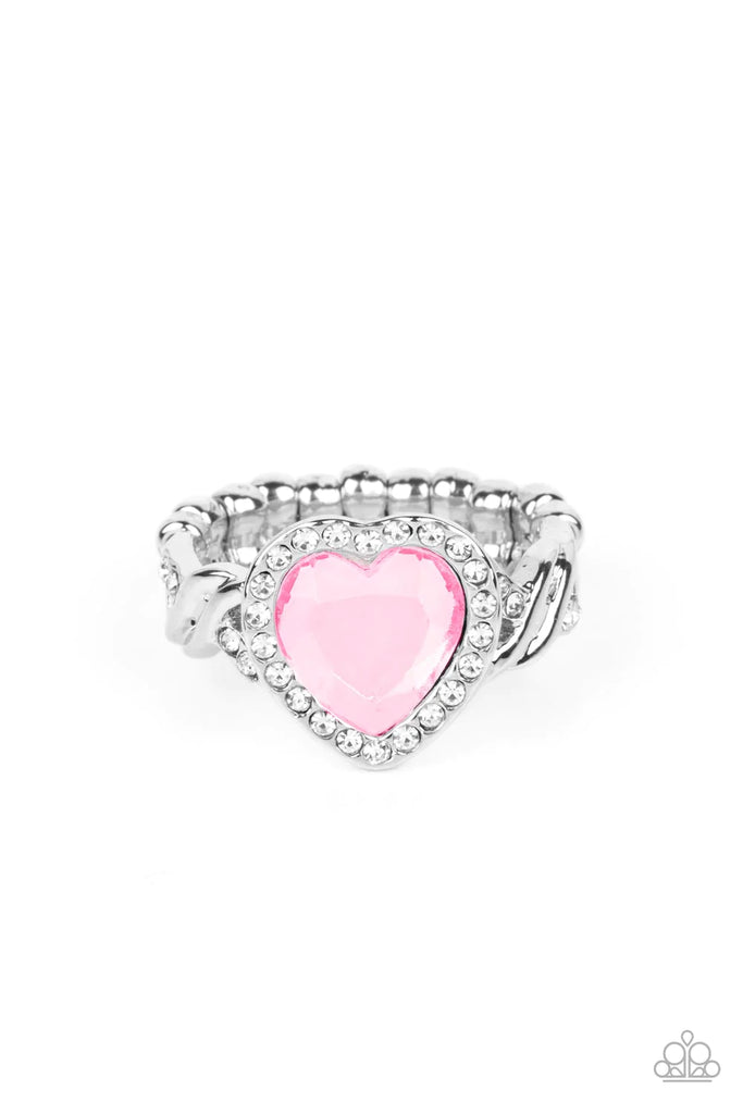 Committed to Cuspid - Pink Ring-Paparazzi - The Sassy Sparkle