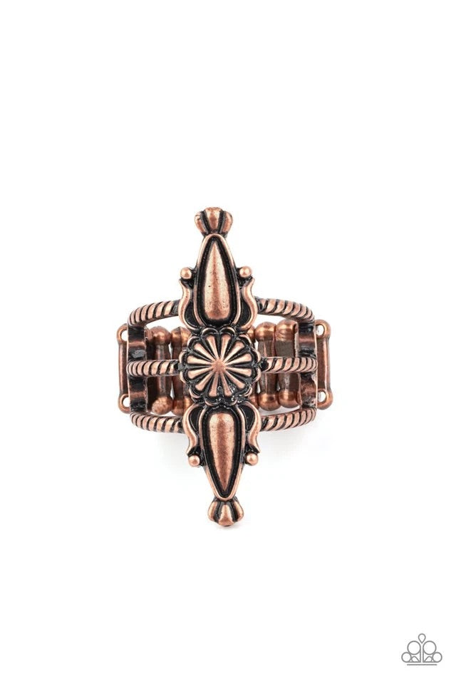 Westward Expansion - Copper Ring-Paparazzi - The Sassy Sparkle