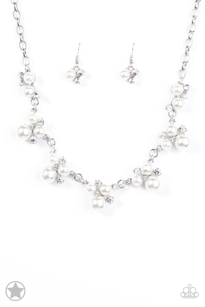Toast To Perfection - Silver Pearls Necklace-Paparazzi - The Sassy Sparkle