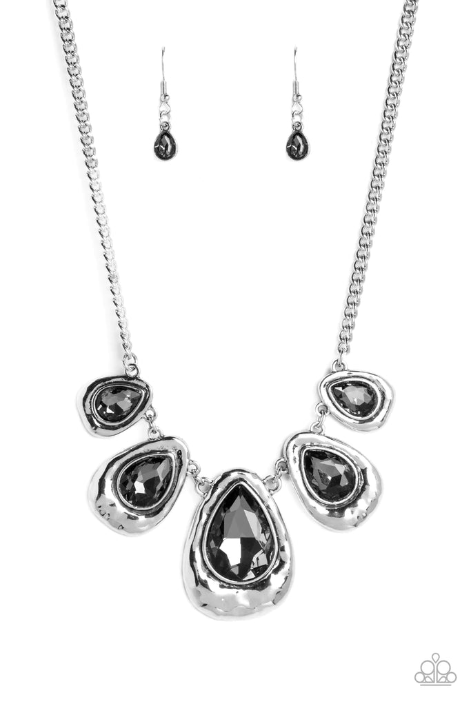 Formally Forged - Silver Necklace-Paparazzi