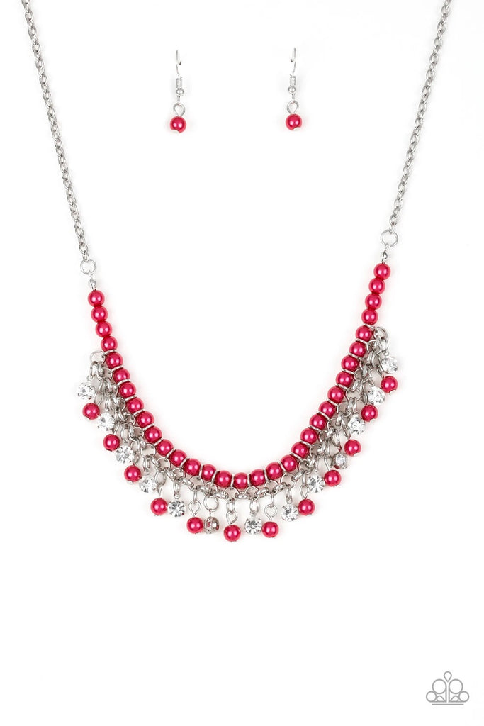 A Touch of Classy - Pink Pearls Necklace-Paparazzi
