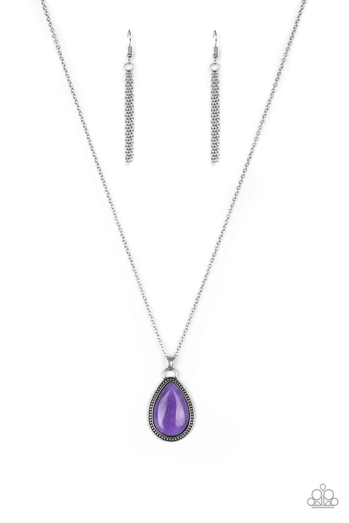 On The Home FRONTIER - Purple Necklace-Paparazzi