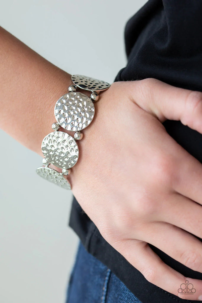 GLISTEN and Learn - Silver Bracelet-Paparazzi