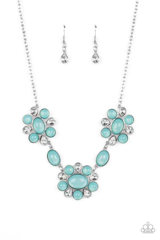 Your Chariot Awaits - Blue Necklace-Paparazzi - The Sassy Sparkle