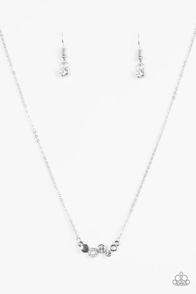 Champagne Cabaret - White Necklace-Paparazzi