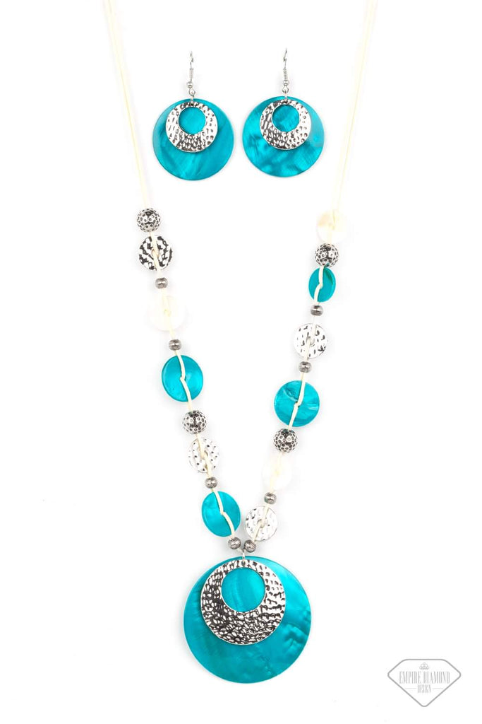 Seaside Shanty - Blue Necklace-Paparazzi - The Sassy Sparkle