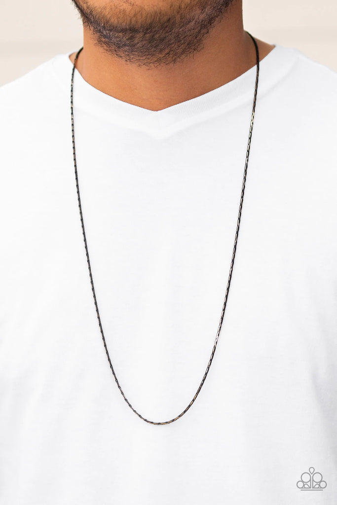 Game Day - Gold Urban Necklace-Paparazzi