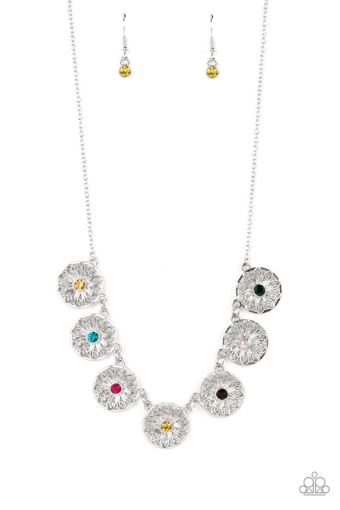 Garden Greetings - Multi Necklace-Paparazzi