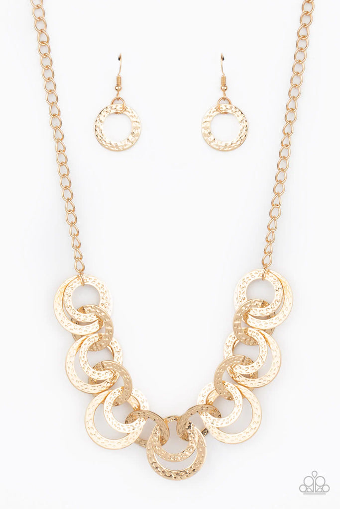 Treasure Tease - Gold Necklace-Paparazzi