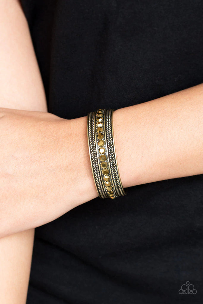 Empress Etiquette - Brass Bracelet-Paparazzi