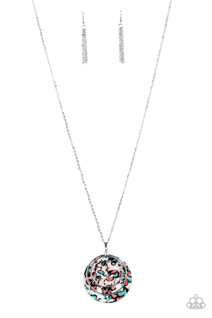 Metro Mosaic - Multi (Blue/Pink) Necklace-Paparazzi