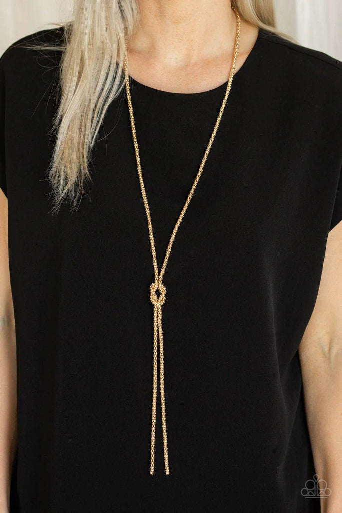 Born Ready - Gold Necklace-Paparazzi