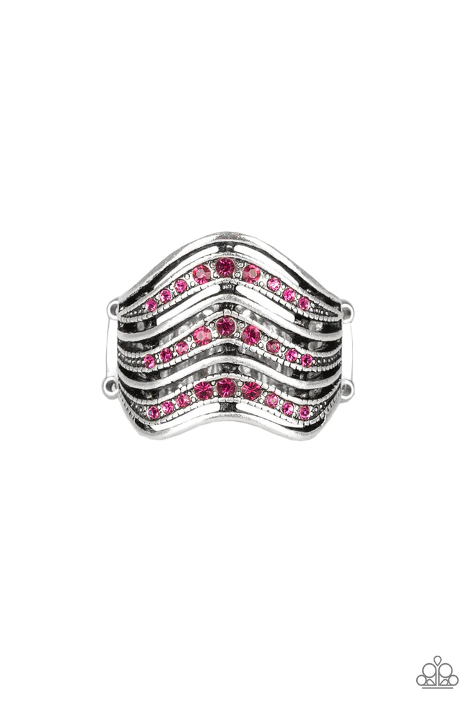 Fashion Finance - Pink Ring-Paparazzi - The Sassy Sparkle