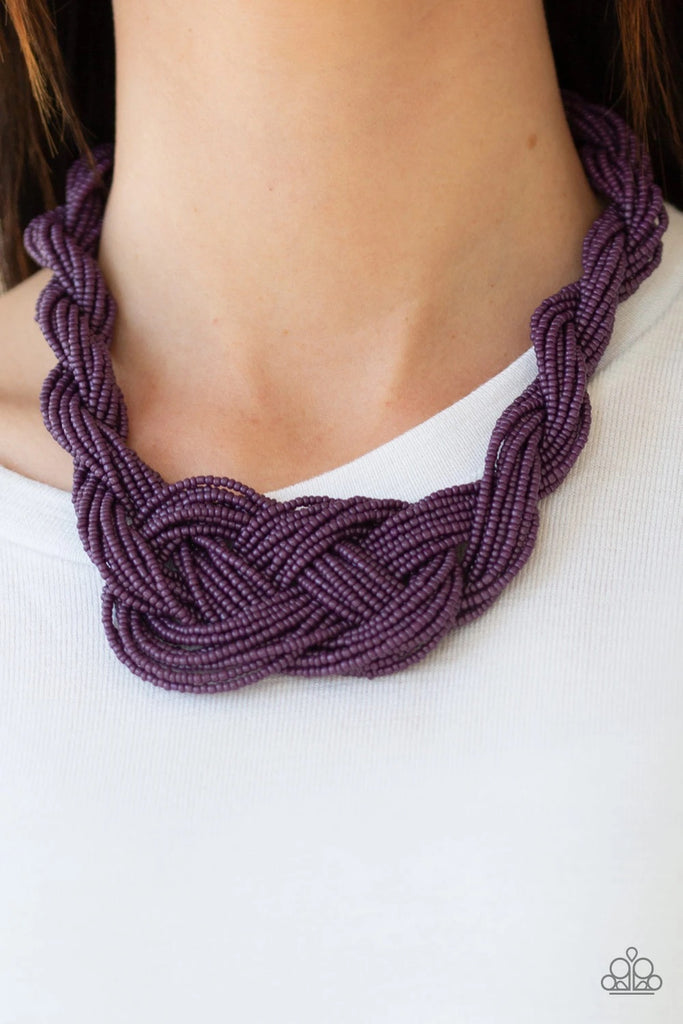 A Standing Ovation - Purple Necklace-Paparazzi
