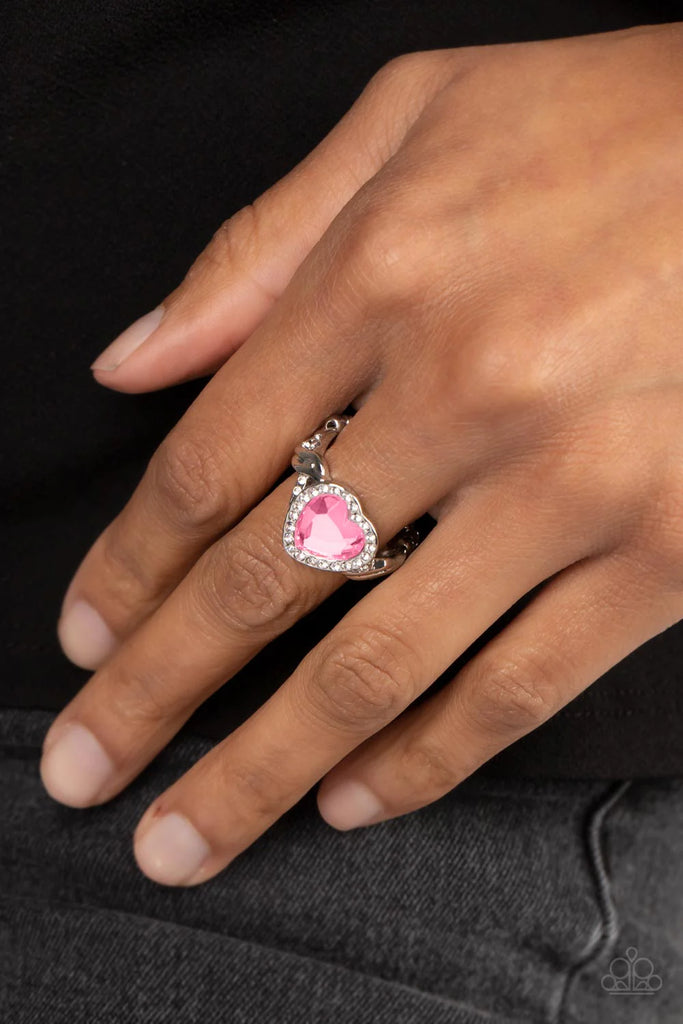 Committed to Cuspid - Pink Ring-Paparazzi - The Sassy Sparkle