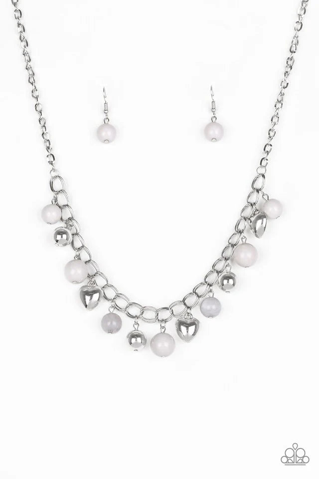 Summer Fling - Silver Necklace-Paparazzi