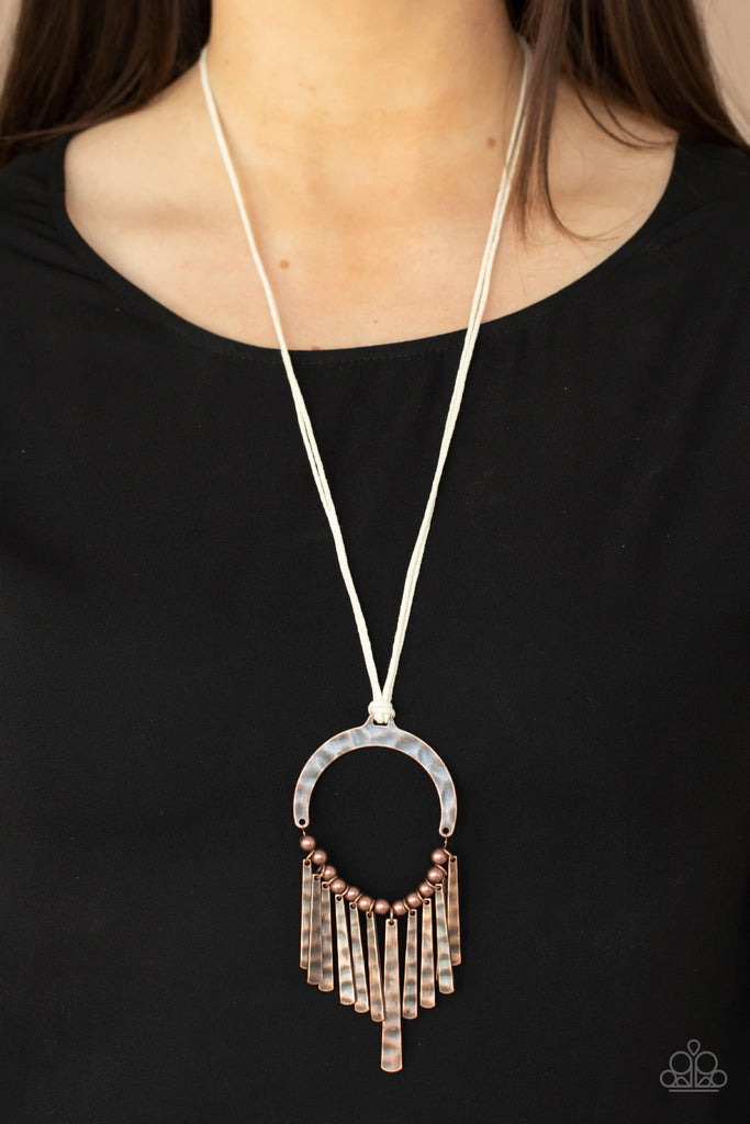 You Wouldn’t FLARE! - Copper Necklace-Paparazzi
