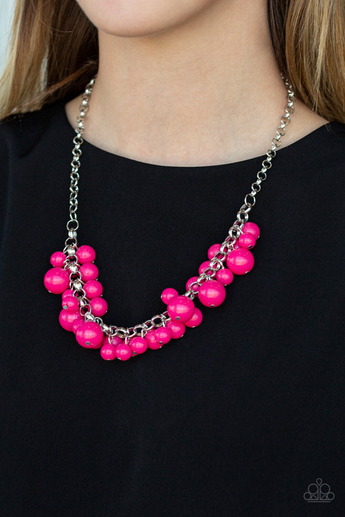 Walk This BROADWAY - Pink Necklace-Paparazzi