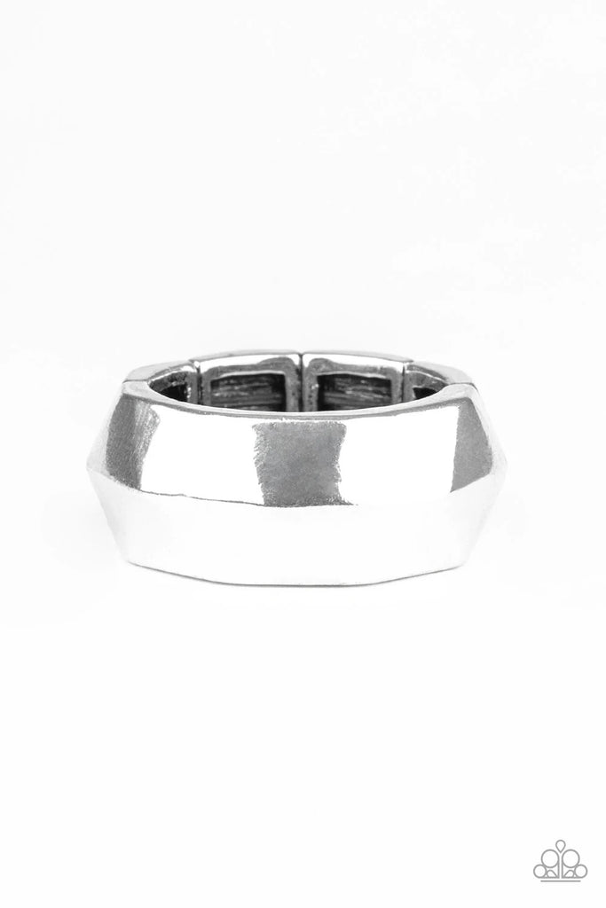 Industrial Mechanic - Silver Urban Ring-Paparazzi - The Sassy Sparkle