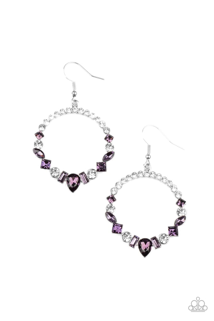 Revolutionary Refinement - Purple Earring-Paparazzi