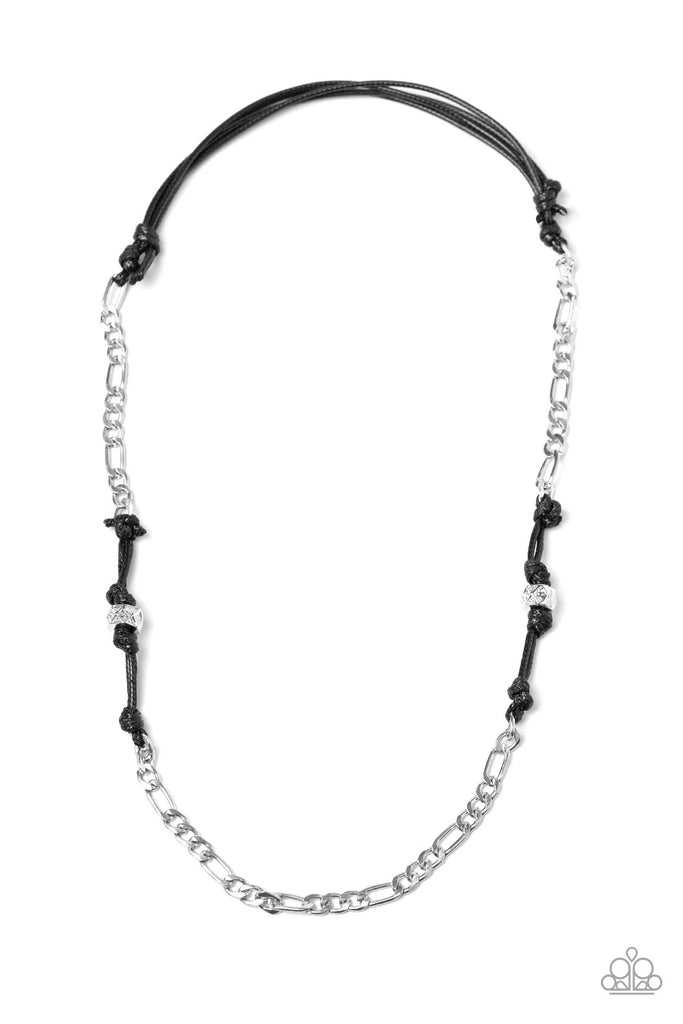 Rural Renegade - Black Urban Necklace-Paparazzi - The Sassy Sparkle