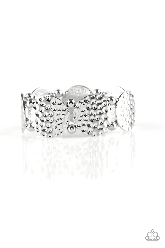 GLISTEN and Learn - Silver Bracelet-Paparazzi - The Sassy Sparkle