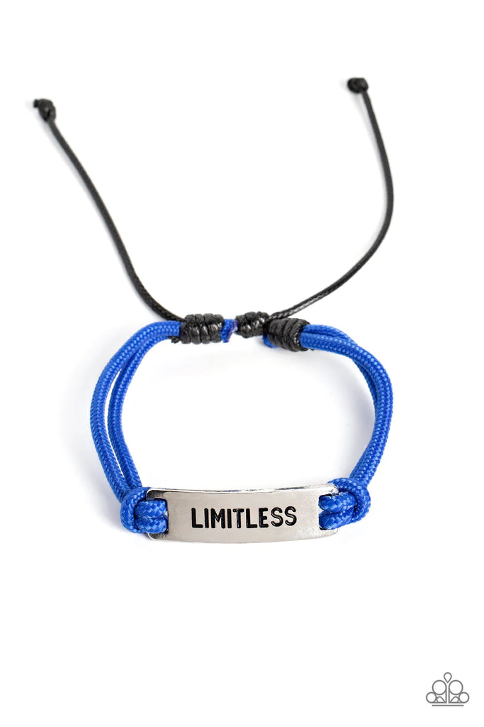 Limitless Layover - Blue Urban Bracelet-Paparazzi - The Sassy Sparkle