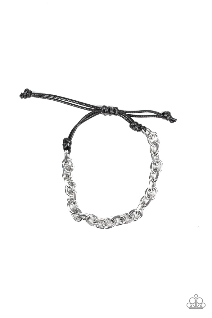 Rumble - Silver Urban Bracelet-Paparazzi