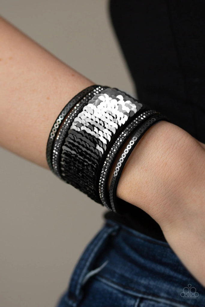 Heads Or MERMAID Tails - Black Urban Bracelet-Paparazzi