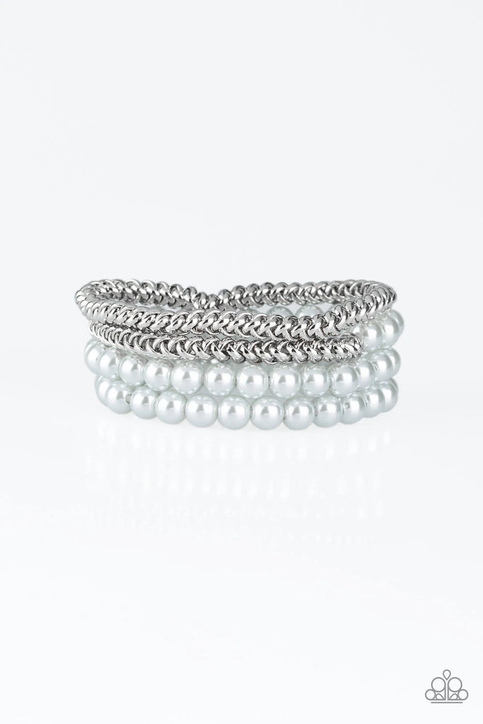 Industrial Incognito - Silver Bracelet-Paparazzi - The Sassy Sparkle