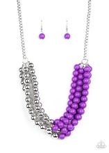 Layer After Layer - Purple Necklace-Paparazzi