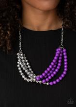 Layer After Layer-Purple Necklace-Short-Layered-Paparazzi - The Sassy Sparkle
