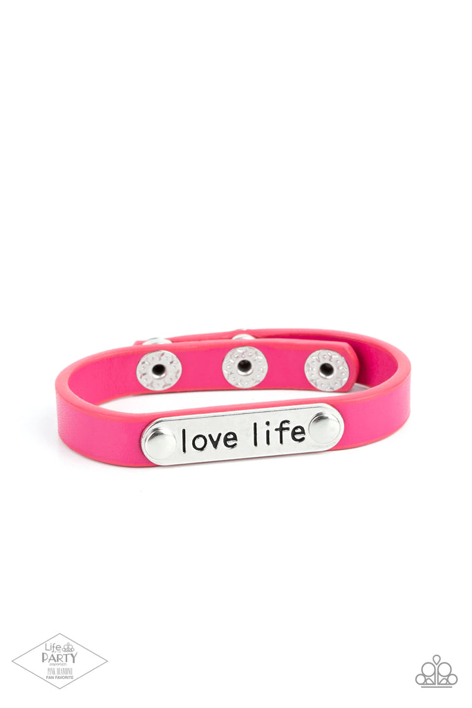 Love Life - Pink Paparazzi Bracelet - The Sassy Sparkle