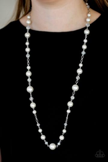 Make Your Own LUXE-White Pearl Necklace-Paparazzi - The Sassy Sparkle